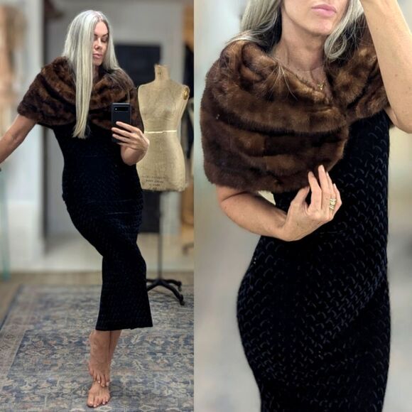 Vintage Mink Fur Stole - Picture 6 of 6